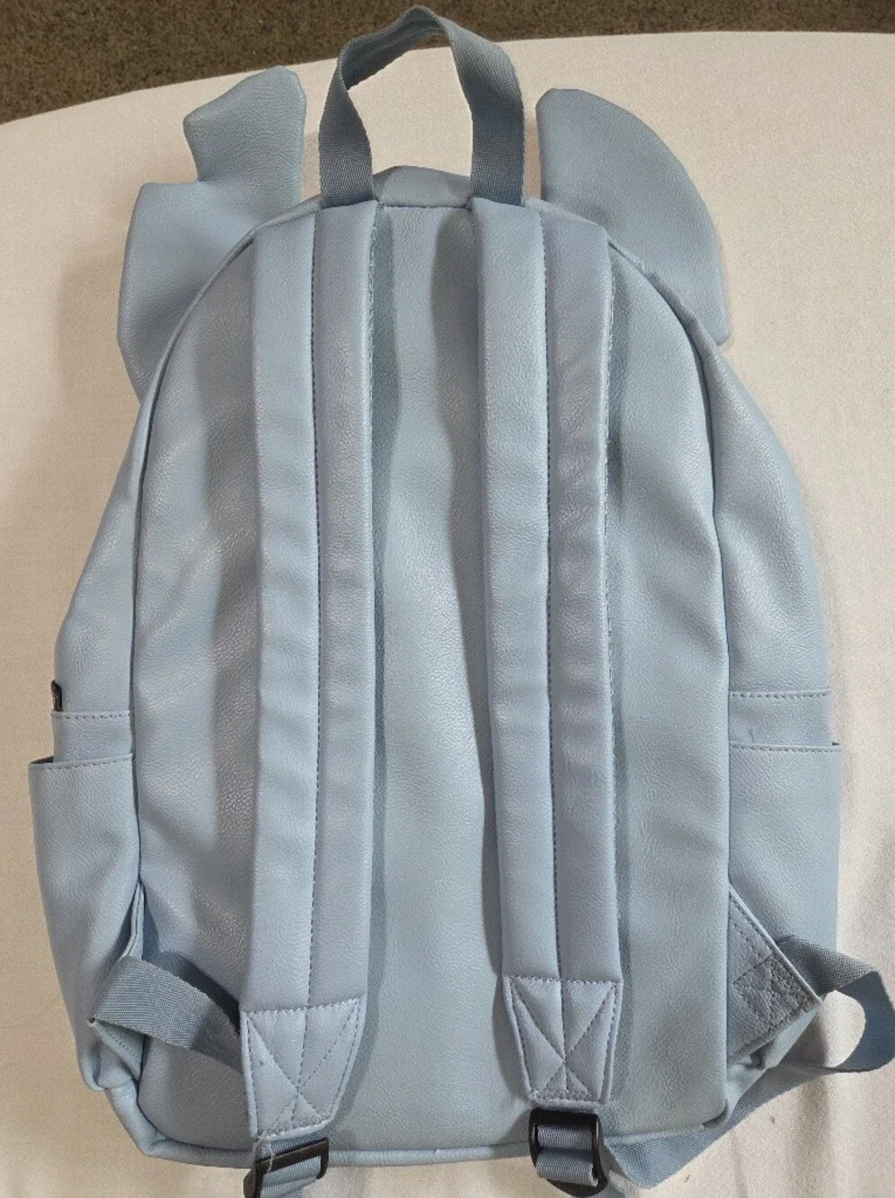 Loungefly Disney Stitch Light Blue Backpack with Pink Ears
